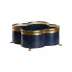 Tracery Navy Blue Cachepot Large