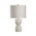 Blanche Marble Lamp (Crisp White Shade)