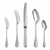 Jardin d'Eden Silverplated 5-Pc Setting (Dinner Fork, Dinner Knife, Place Soup Spoon, Salad Fork, Teaspoon)