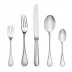 Albi Sterling Silver 5-Pc Setting (Dinner Fork, Dinner Knife, Place Soup Spoon, Salad Fork, Teaspoon)