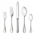 Malmaison Sterling Silver 5-Pc Setting (Dinner Fork, Dinner Knife, Place Soup Spoon, Salad Fork, Teaspoon)