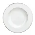 Albi Rimmed Soup Plate Porcelain Platinum