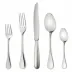 Perles Sterling Silver 24 Pieces Set for 6 in Chest (6x: Table Fork, Table Knife, Table Spoon, Coffee Spoon)