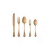 Nau Copper 5-Pc Setting (table knife, table fork, table spoon, dessert fork, dessert spoon)