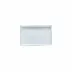 Lagoa Ecogres White Rect. Tray 7.25'' x 4.5'' H1''
