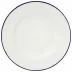 Beja White & Blue Bread Plate D5.75'' H1''