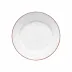 Beja White & Red Dinner Plate D11'' H1.5''