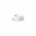 Friso White Coffee Cup And Saucer 3.75'' x 3'' x 2'' | 3 Oz. D5''