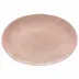 Livia Mauve Rose Oval Platter 17.5'' X 12'' H2''