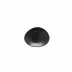 Livia Matte Black Oval Plate 6'' x 4.75'' H1''