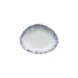 Brisa Ria Blue Oval Plate 8'' x 6.25'' H1''