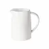 Livia White Pitcher 3.75'' x 8'' H8.25'' | 74 Oz.