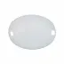 Pearl White Oval Platter 16'' X 11.75'' H1.75''