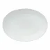 Pearl White Oval Platter 20'' X 14.5'' H2.25''
