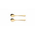 Atlantico Gold Polished Salad Serving Set 9.7 in (24.7 cm)