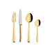 Ergo Gold Polished 24 pc Set (6x Dinner Knives, Dinner Forks, Table Spoons, Coffee/Tea Spoons)