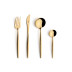 Moon Gold Polished 24 pc Set (6x Dinner Knives, Dinner Forks, Table Spoons, Coffee/Tea Spoons)