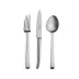 Ergo Steel Matte 115 pc Set Special Order (12x: Dinner Knives, Dinner Forks, Table Spoons, Coffee/Tea Spoons, Dessert Knives, Dessert Forks, Dessert Spoons, Fish Knives, Fish Forks; 1x: Soup Ladle, Serving Spoon, Serving Fork, Sauce Ladle, Pie Server, Salad Set)