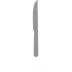 Ebony Black Handle/Steel Matte Steak Knife 9.4 in (24 cm)