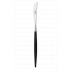 Goa Black Handle/Steel Matte Dinner Knife 8.9 in (22.5 cm)
