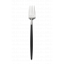 Goa Black Handle/Steel Matte Dinner Fork 8.5 in (21.7 cm)