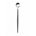 Goa Black Handle/Steel Matte Iced Tea/Long Drink Spoon 8.3 in (21 cm)