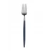 Goa Blue Handle/Steel Matte Dinner Fork 8.5 in (21.7 cm)