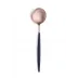 Goa Blue Handle/Rose Gold Matte Table Spoon 8.3 in (21 cm)