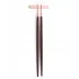 Goa Brown Handle/Rose Gold Matte Chopstick Set 8.9 in (22.5 cm)