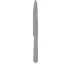 Noor Black Handle/Steel Matte Serving Knife 10.4 in (26.5 cm)