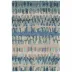 Paint Chip Blue Hand Micro Hooked Wool Rug 10' x 14'