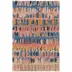 Paint Chip Coral Hand Micro Hooked Wool Rug 10' x 14'