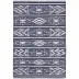 Dharma Blue Handwoven Indoor/Outdoor Rug 2' x 3'