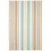 Daphne Stripe Sky Handwoven Cotton Rug 10x14