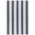 Blue Awning Stripe Machine Washable Rug 2' x 3'