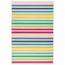 Rainbow Stripe Multi Machine Washable Rug 2' x 3'