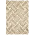 Layers Ochre Hand Hooked Wool Rug 10' x 14'