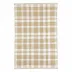 Tattersall Khaki Handwoven Indoor/Outdoor Rug 2.5x8