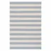Banks Stripe Swedish Blue Handwoven Indoor/Outdoor Rug 2.5x8