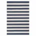Banks Stripe Navy Handwoven Indoor/Outdoor Rug 2.5x8