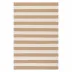 Banks Stripe Khaki Handwoven Indoor/Outdoor Rug 2.5x8