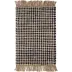 Kuba Black Handwoven Jute Rug 10' x 14'