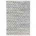 Melange Diamond Blue Woven Cotton Rug 2' x 3'