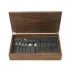 Pride Stainless 44-Piece Canteen Walnut