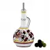 Orvieto Red Rooster Olive Oil Bottle 5 in Rd x 10 high- Bottle Holds 24 Oz.