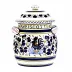 Orvieto Blue Rooster Traditional Biscotti Jar 8 in Rd x 10 high