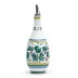 Orvieto Green Rooster Olive Oil Bottle Dispenser With Metal Capped Pourer Bottle: 4 in Rd x 10 high; 24 oz