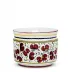 Orvieto Red Rooster Cylindrical Cover Pot Cachepot Planter (Small) 8 in Rd x 6 high (Inside: 6D. x 5H.)