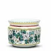 Orvieto Green Rooster Cylindrical Cover Pot Cachepot Planter (Small) 8 in Rd x 6 high (Inside: 6D. x 5H.)