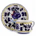 Orvieto Blue Rooster Cup & Saucer Cup: 4 Diam, x 3 high (12 Oz.)